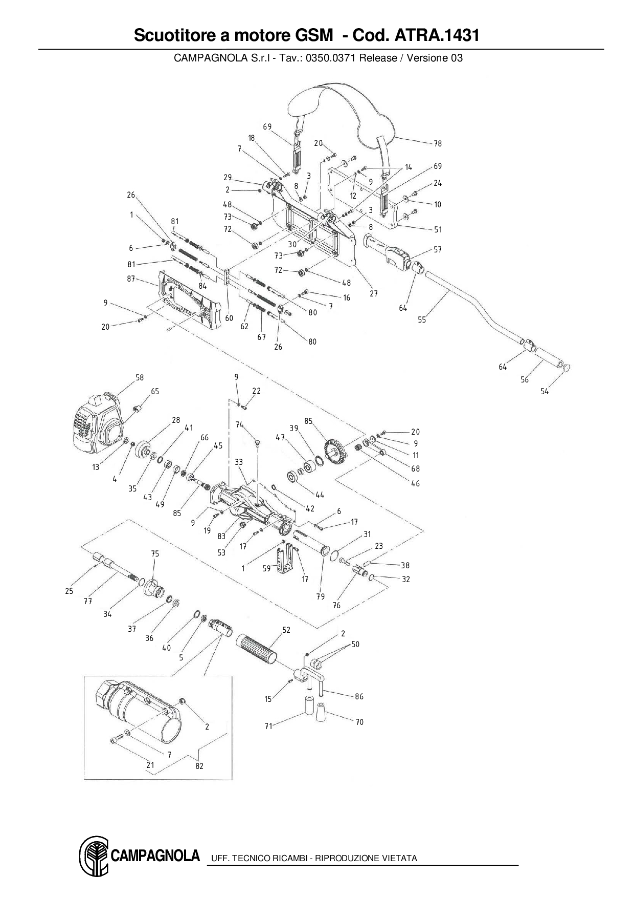 ATRA.1431_Scuotitore a motore GSM